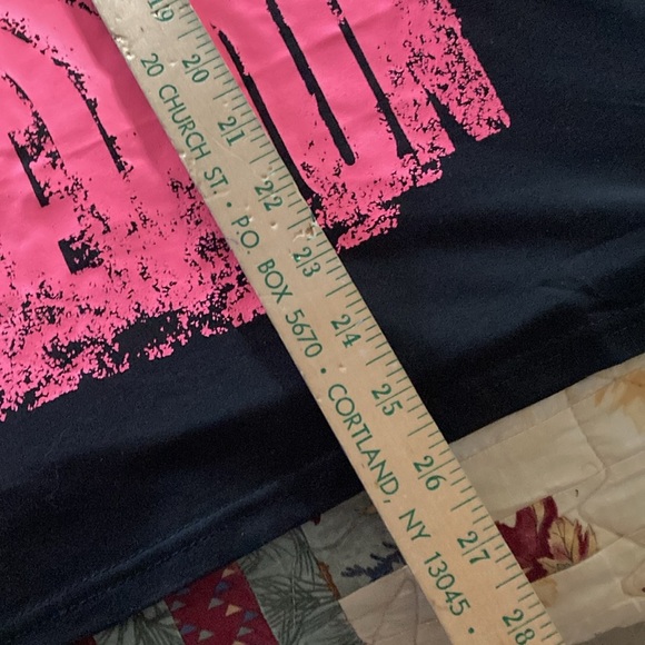 Romwe graphic tee shirt mens small black pink stretch grunge punk - Picture 6 of 8